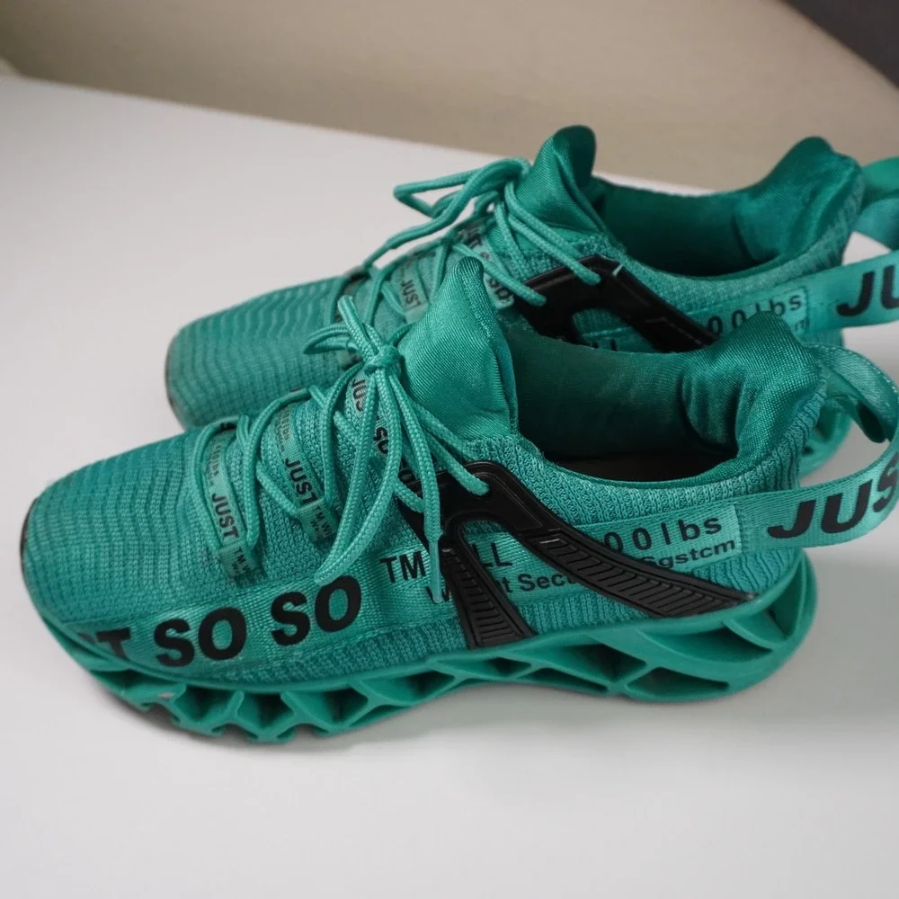 Teal Green Running Shoes‎ Sneakers Just So Lightweight Athletic Size 7 (38)